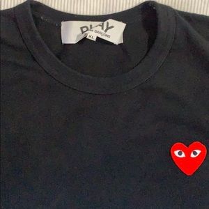 COMME des GARÇONS PLAY heart logo T-shirt